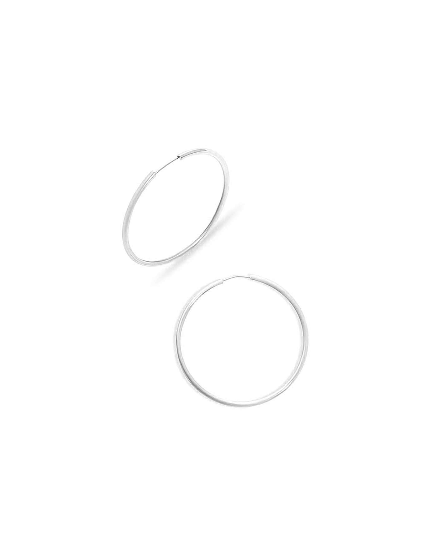 The Thin Mulberry Hoop Earrings | Gold and Silver