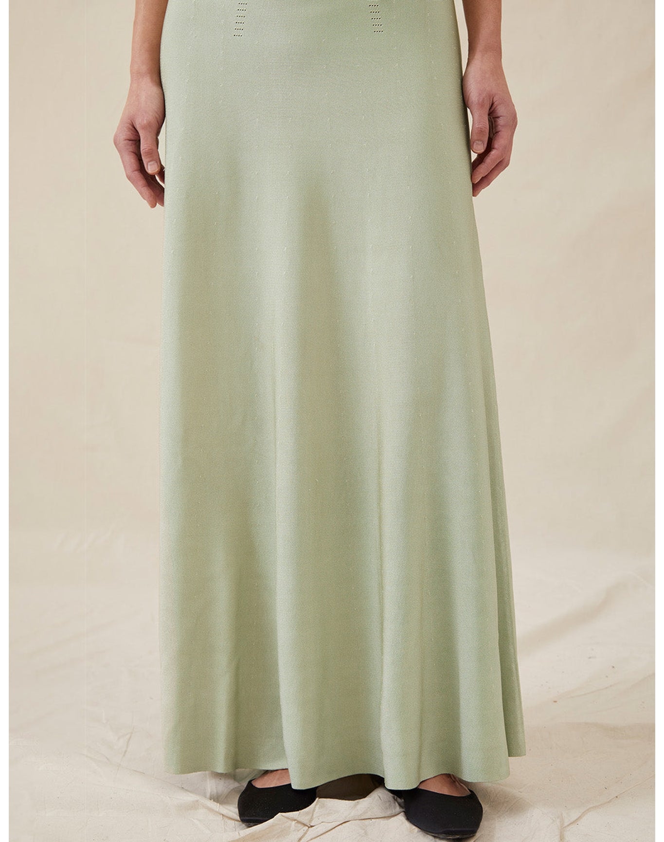 The Twist-Back Dress | Sage