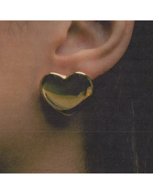 The Vali Heart Earrings | Stainless Steel