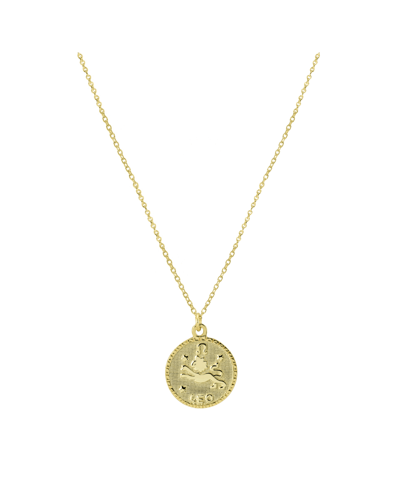 The Zodiac Medal Necklace | Gold Vermeil and Sterling Silver
