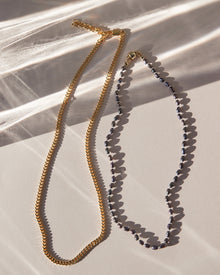 The Pearl Chain Necklace Set | Silver | Freshwater Pearls