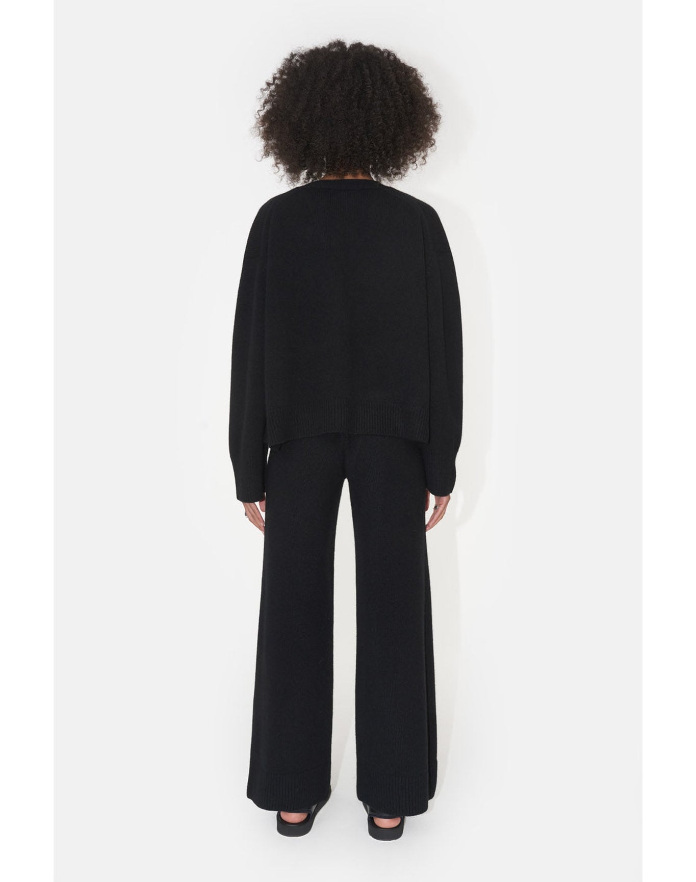 Theia Pearl Cardigan | Black