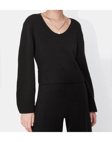 Theia Pearl Sweater | Black