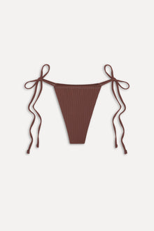 Tia Skimpy String Bikini Bottom - Brown Sugar
