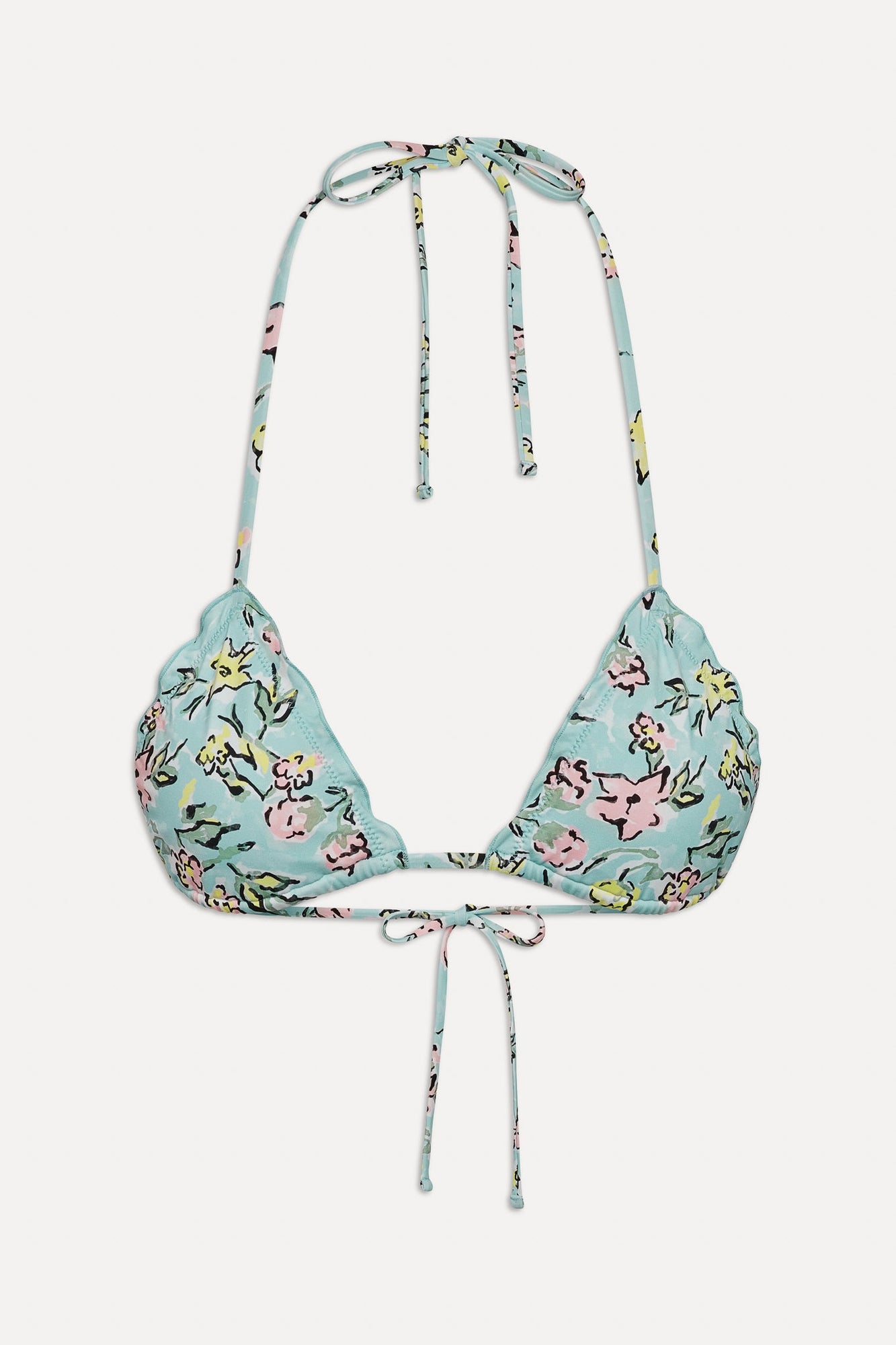 Tidal Skimpy Triangle Bikini Top Pastel Peony