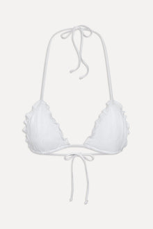 Tidal Eyelet Triangle Bikini Top Spring Cloud
