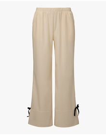 Tie Bottoms | Ivory x Black