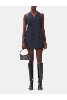 Tie Strap Mini Dress | Peacoat