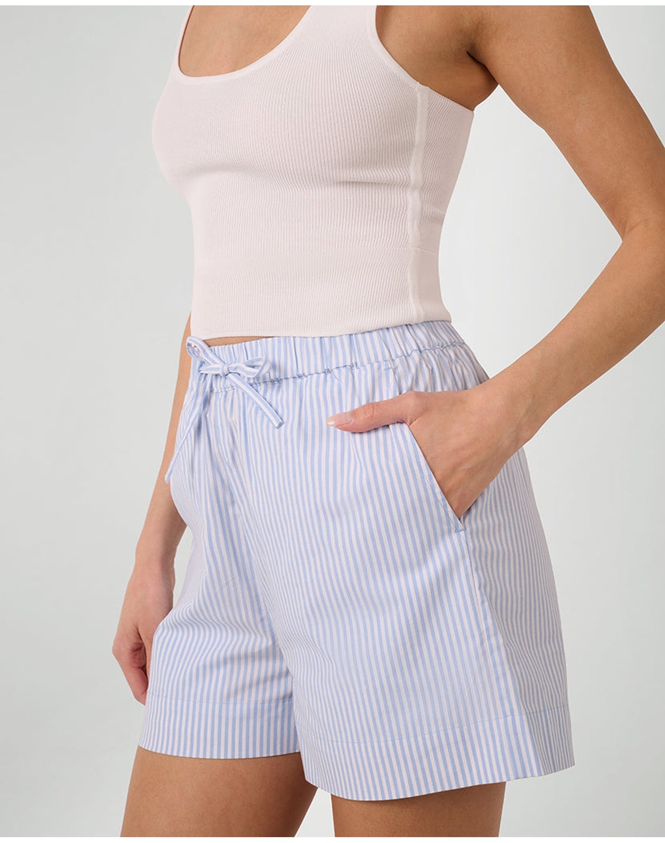 Tie Waist Short | Classic Blue (V2)