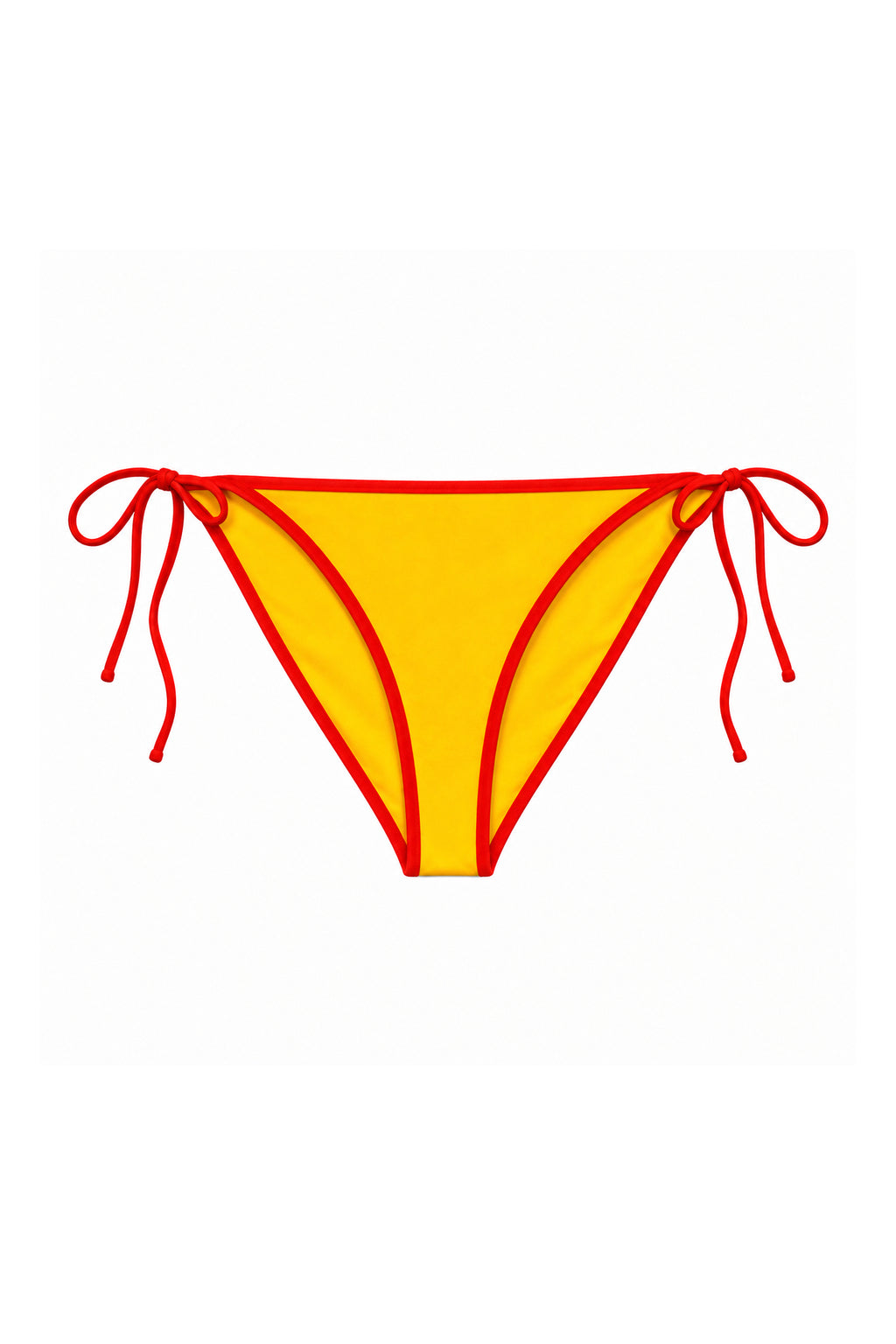 Ties Bottom | Sunrise w Red Contrast