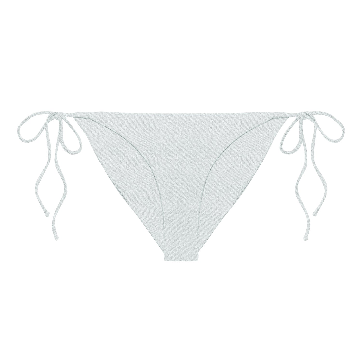 Ties Bottom | White Terry Sheen