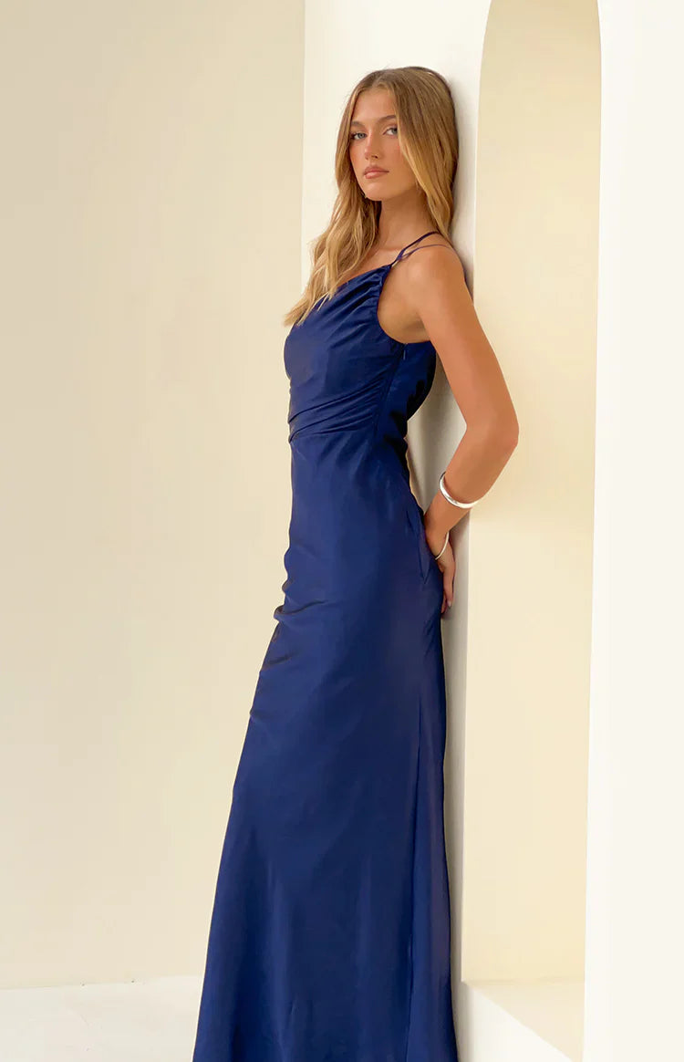 navy maxi formal dress Tina Navy Formal Maxi Dress