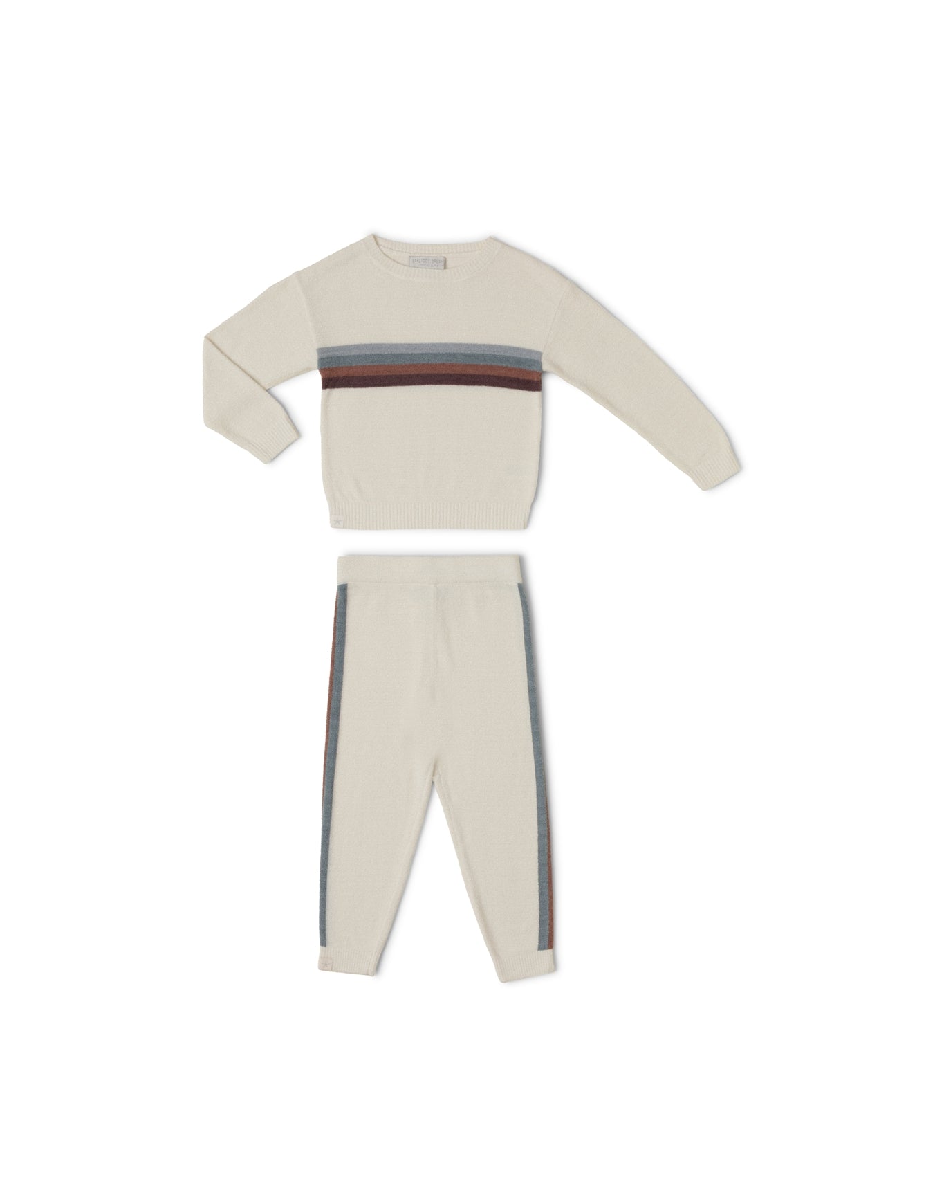 Toddler | Cozychic Ultra Lite Multi Stripe Pullover | Cream Multi