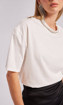 Tom Crystal Top | White