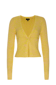 Minton Cardigan Sweater | Marled Lime