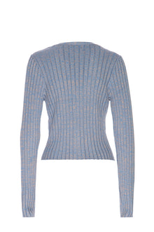 Minton Cardigan Sweater | Marled Icy Blue