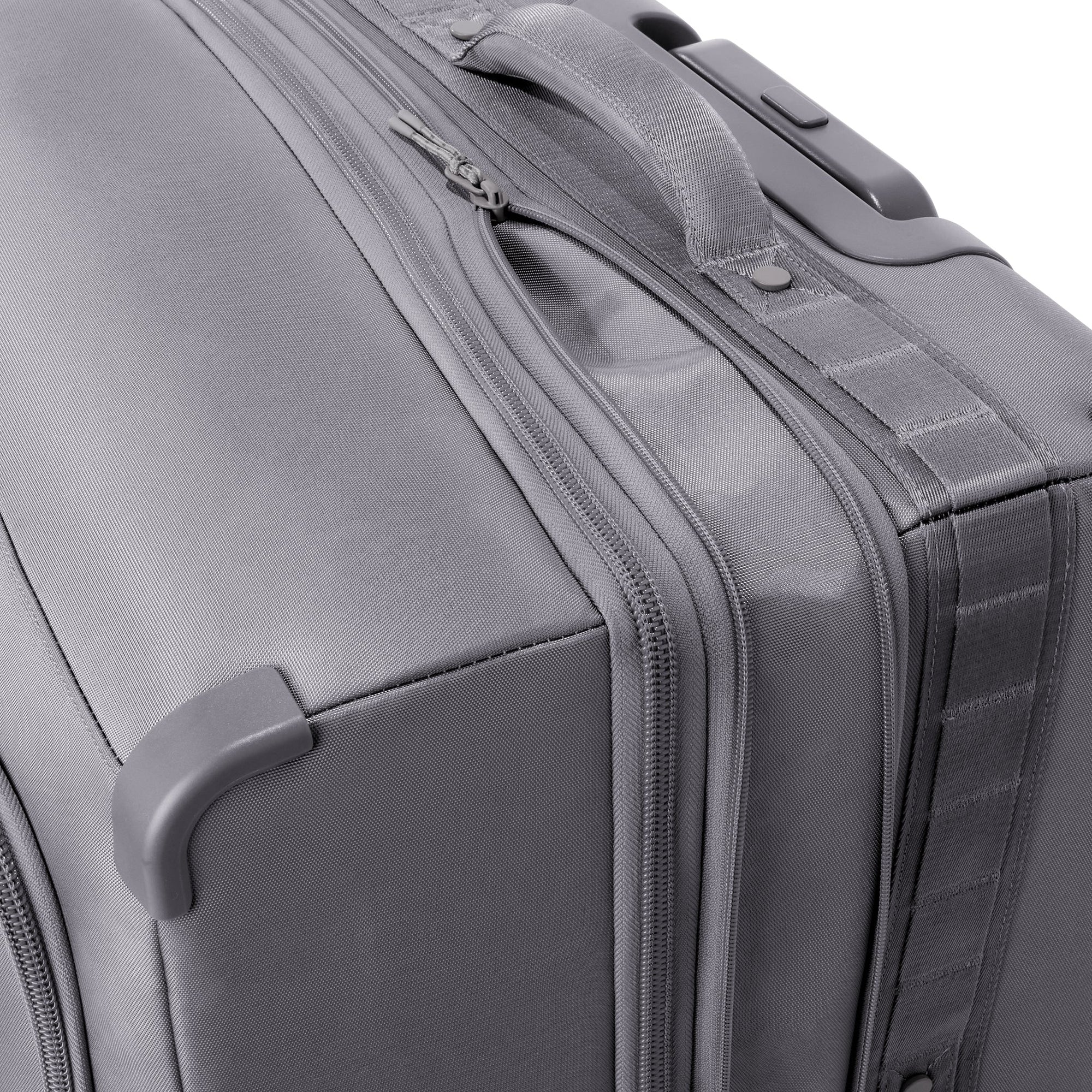 Sydney Checked Luggage | Ash | Recycled 900D Poly | Smaller - 25"