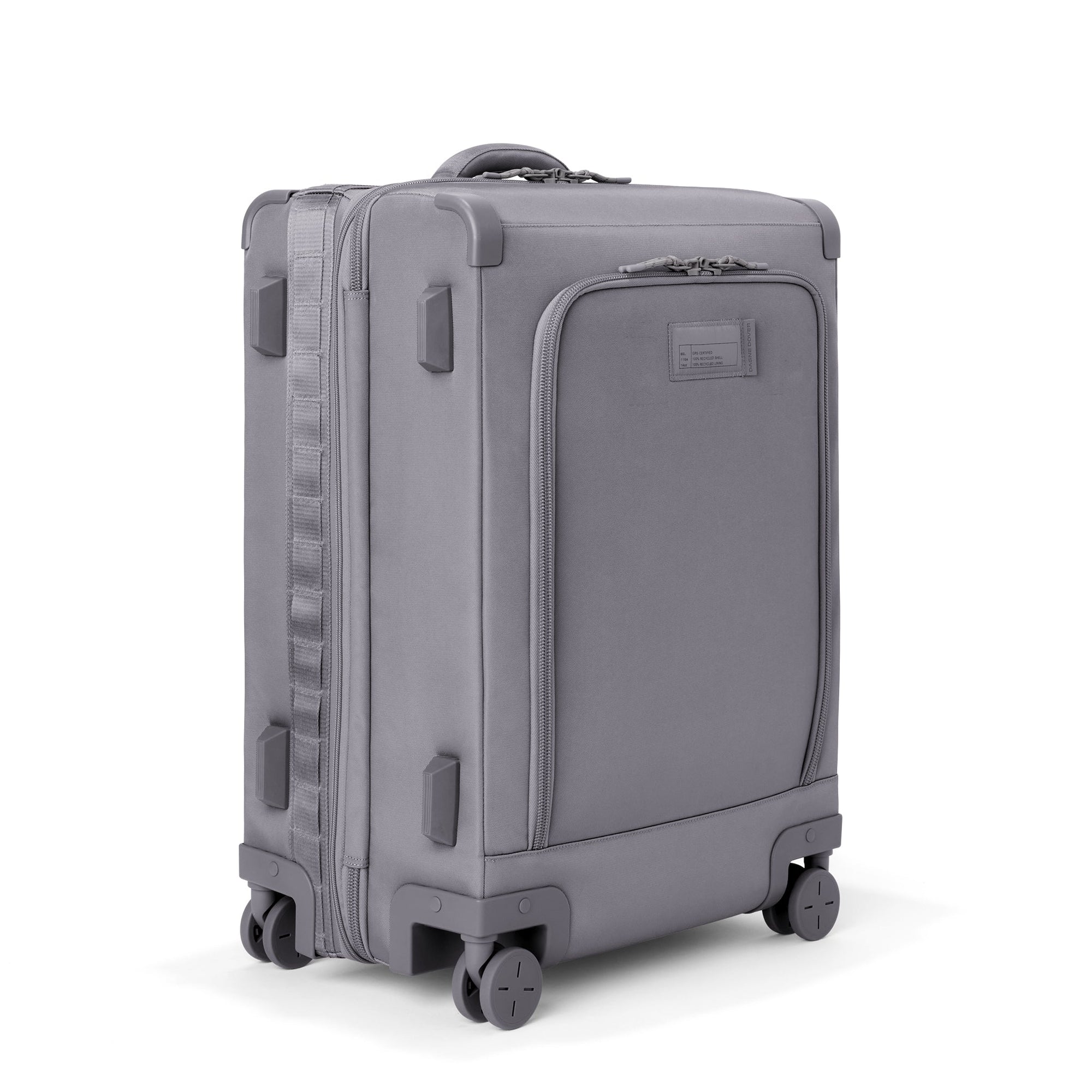 Sydney Checked Luggage | Ash | Recycled 900D Poly | Smaller - 25"