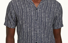 Travis Wavie Capri Collar Shirt | Midnight Navy