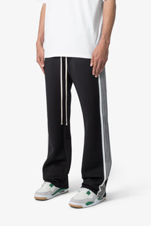 Tricot Side Stripe Pants | Black