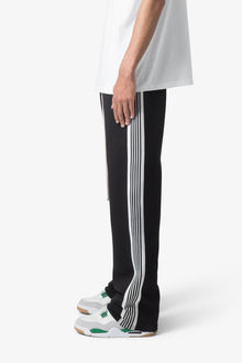 Tricot Side Stripe Pants | Black