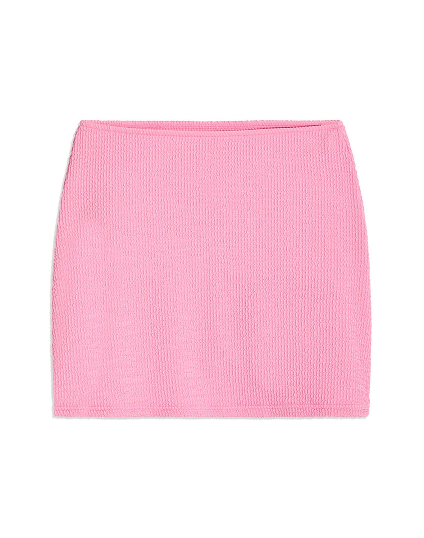 Tube Spongie Seersucker Skirt | Bubblegum Pink