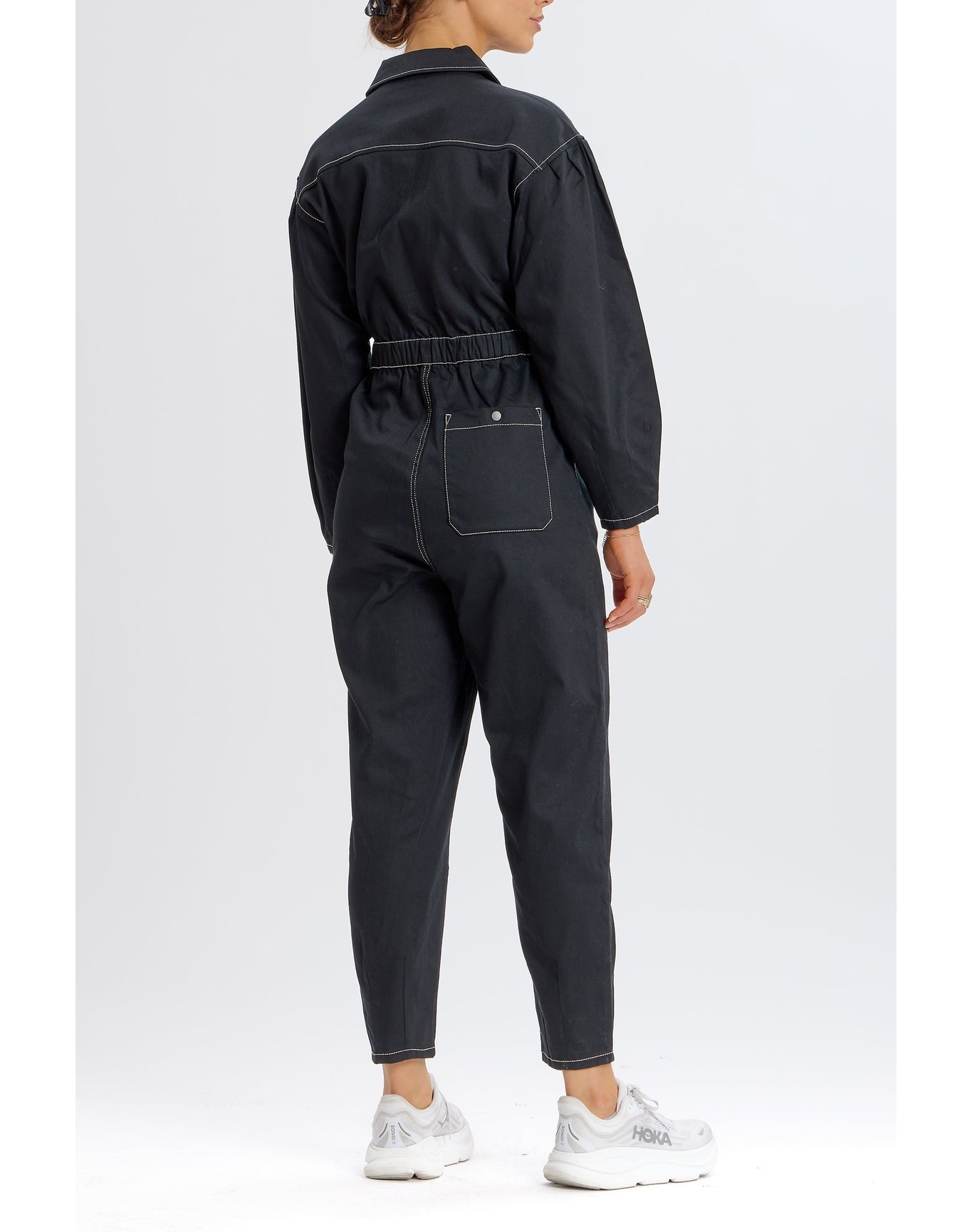 Twill Boiler Suit | Black