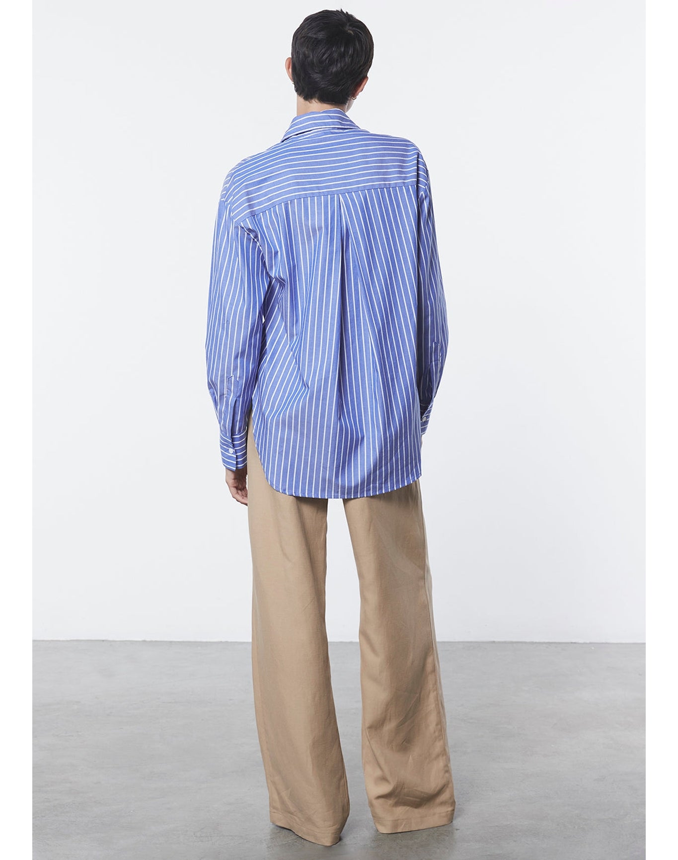 Twill Pleated Pant | Tan
