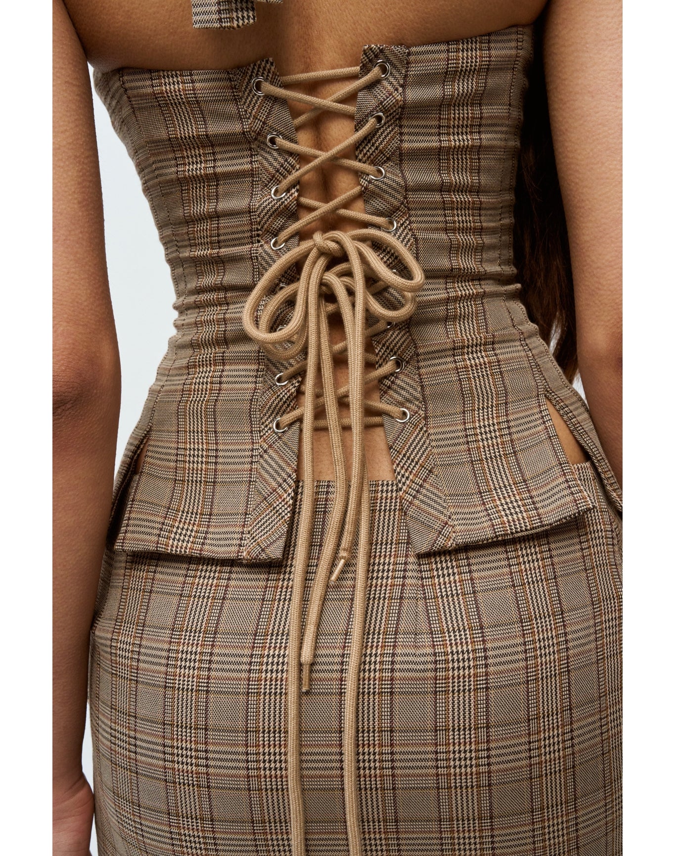 Twisted Halter Top | Brown