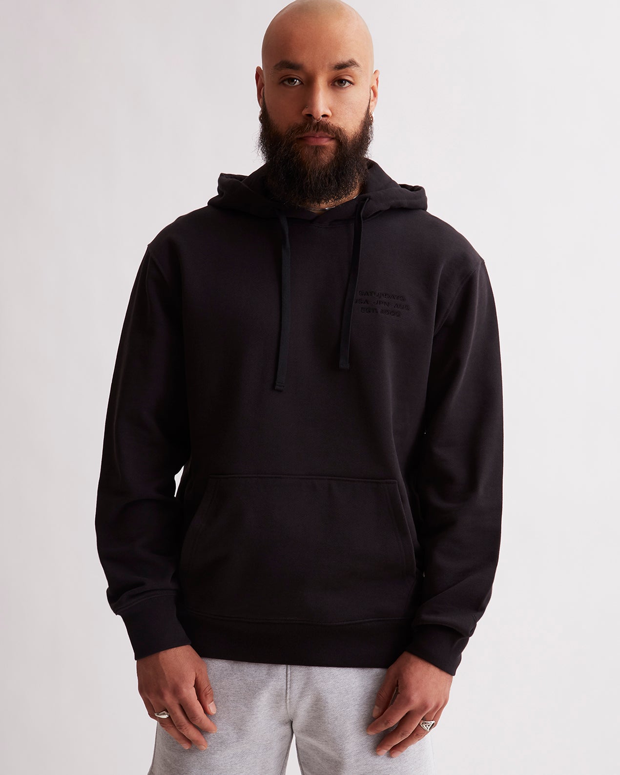 Mens | Ditch International Hoodie | Black