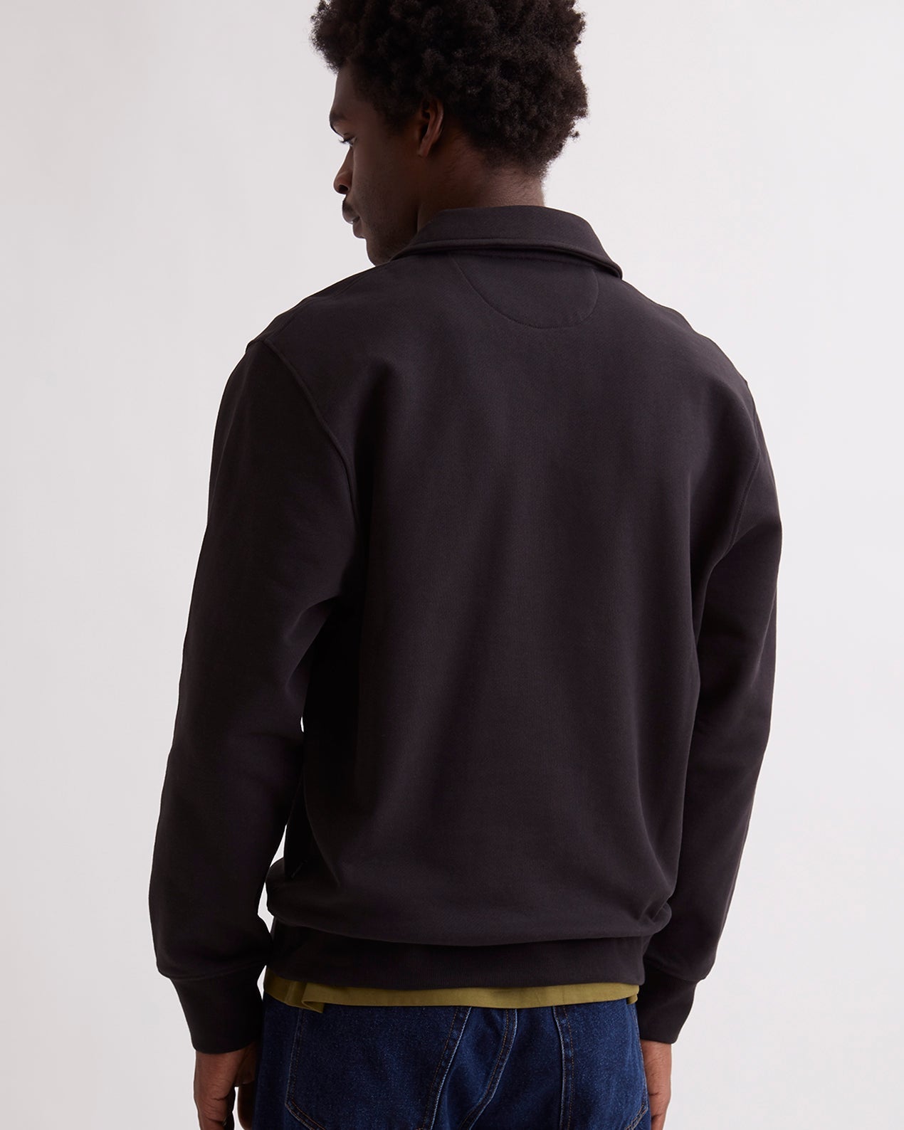 Mens | Mott International Quarter Zip | Black