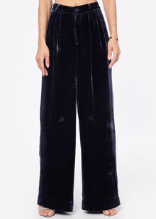 Rylie Velvet Pant | Navy