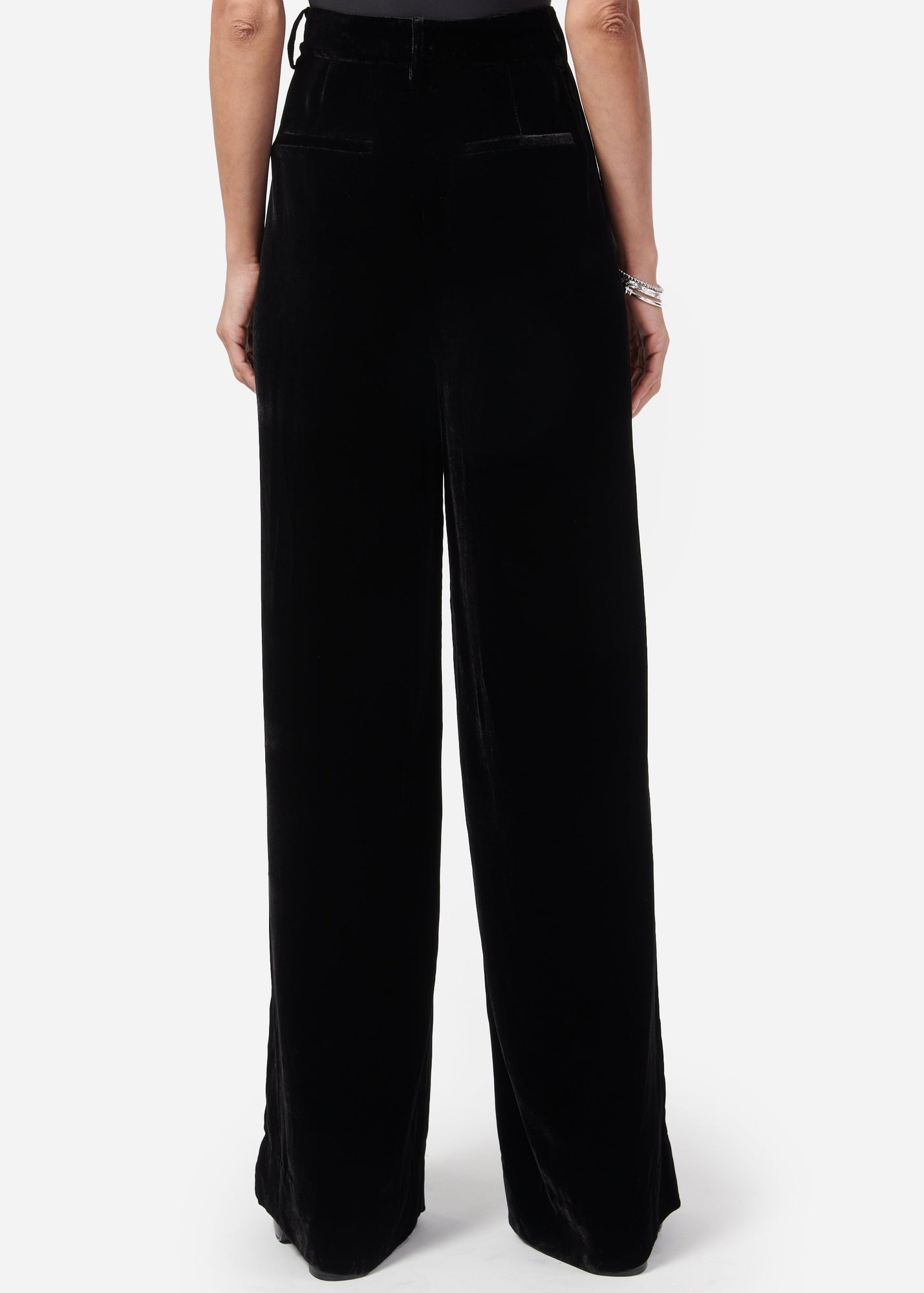 Rylie Velvet Pant | Black