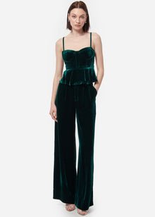 Rylie Velvet Pant | Deep Sea