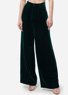 Rylie Velvet Pant | Deep Sea