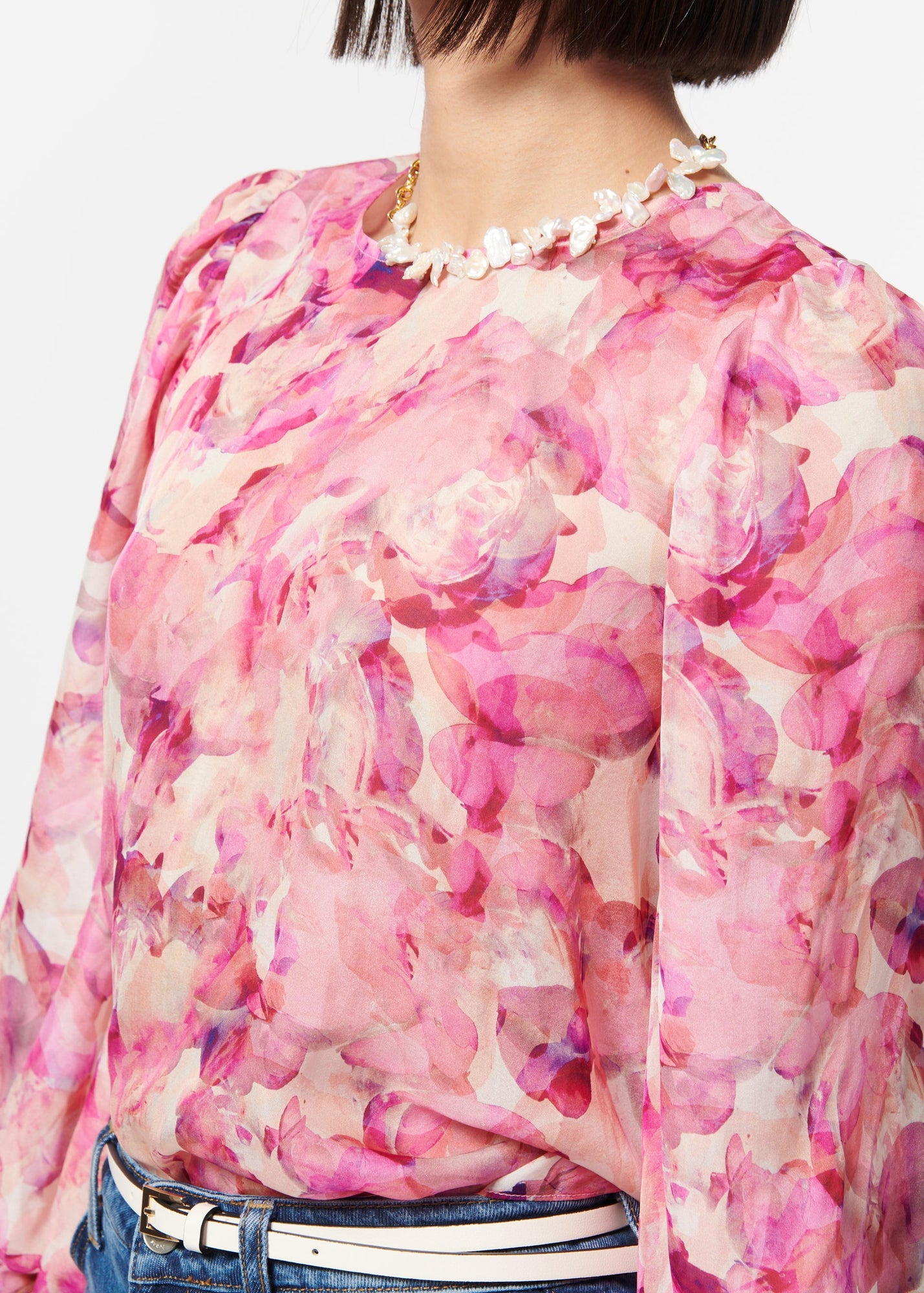 Analys Top | Floral Mirage