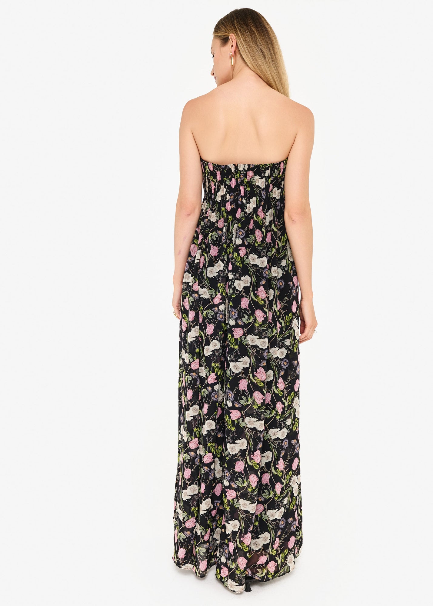 Minoa Strapless Gown | Midnight Gardens