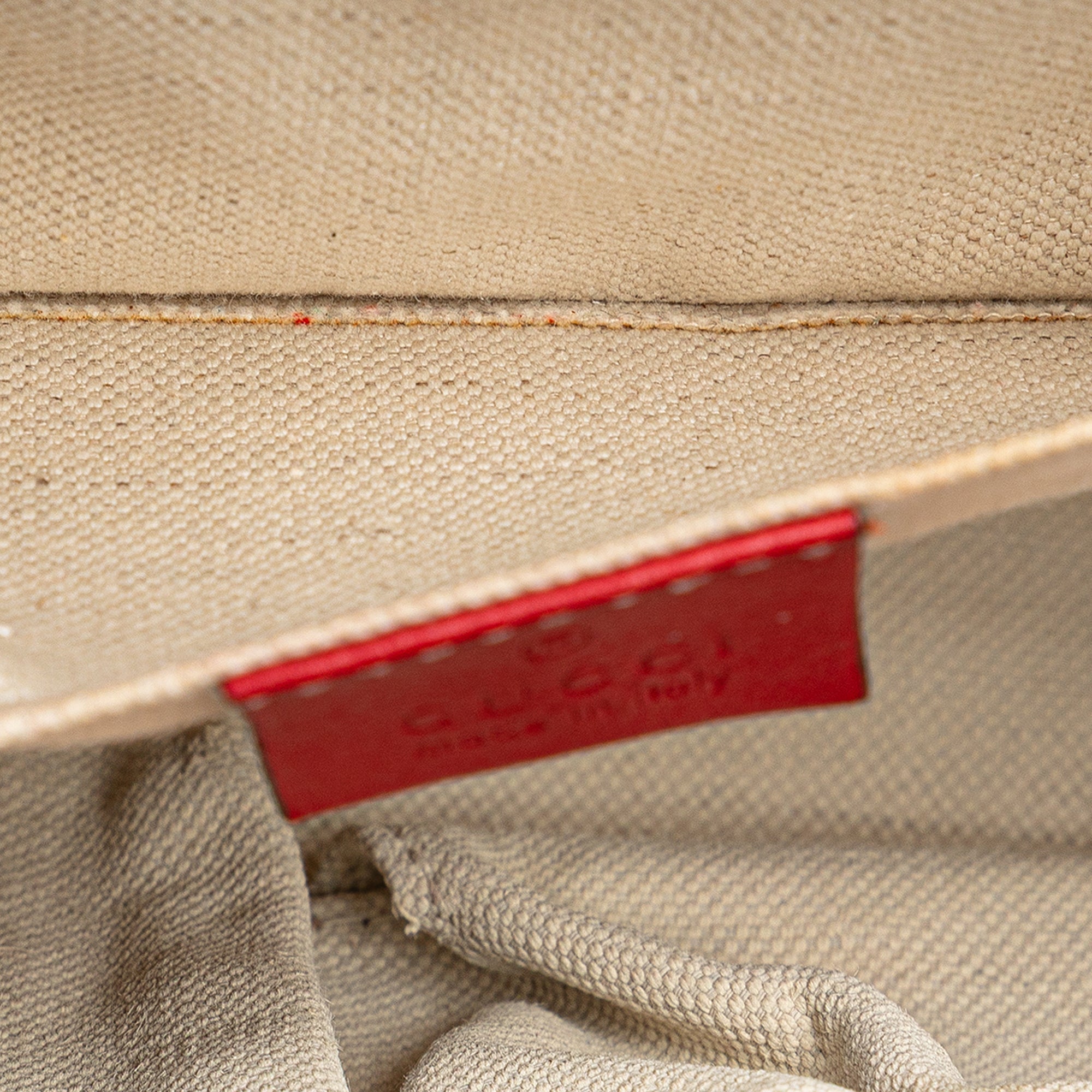 Gucci | Pre-Owned Medium Guccissima Emily Shoulder Bag | Red