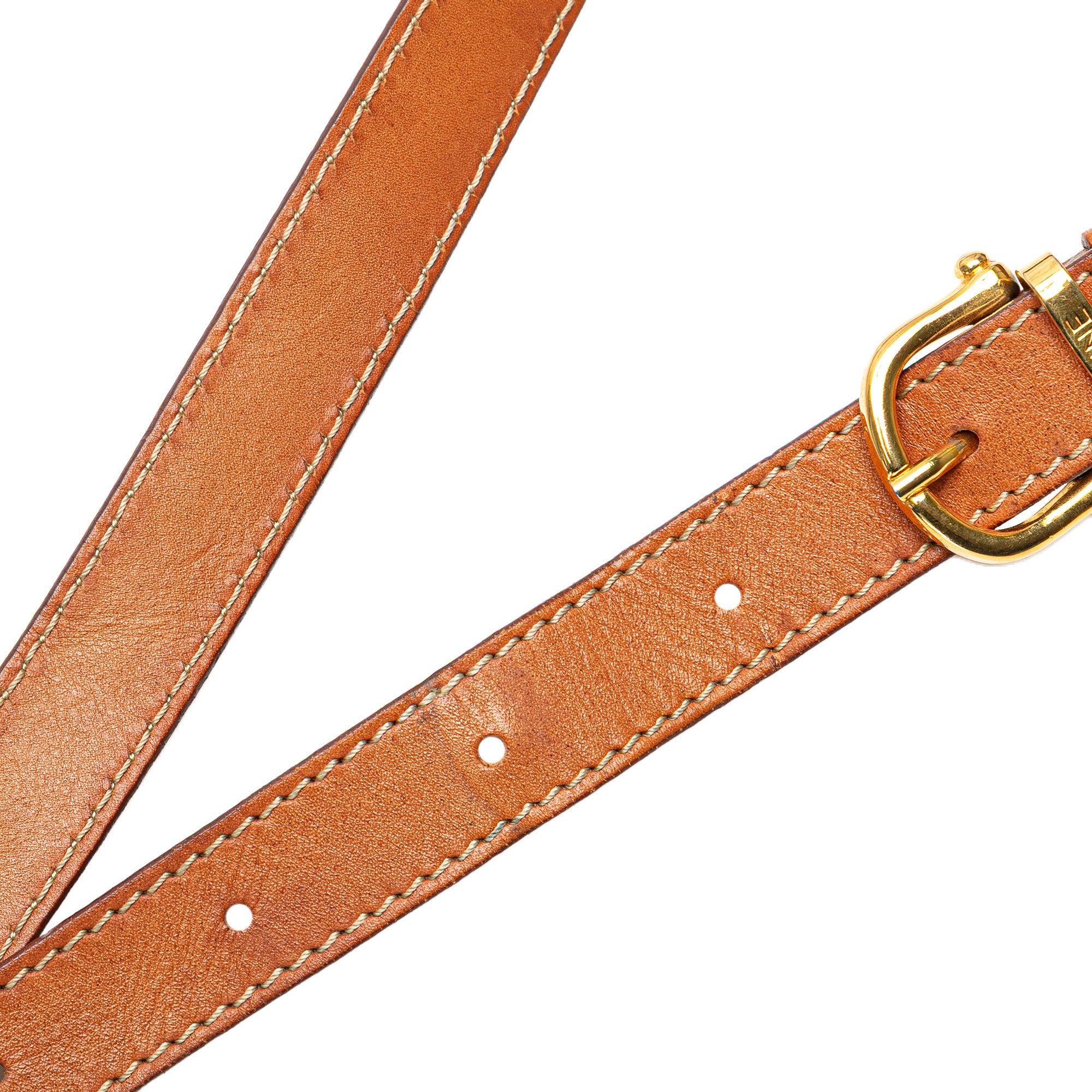 Celine | Pre-Owned Macadam Coated Canvas Crossbody | Brown