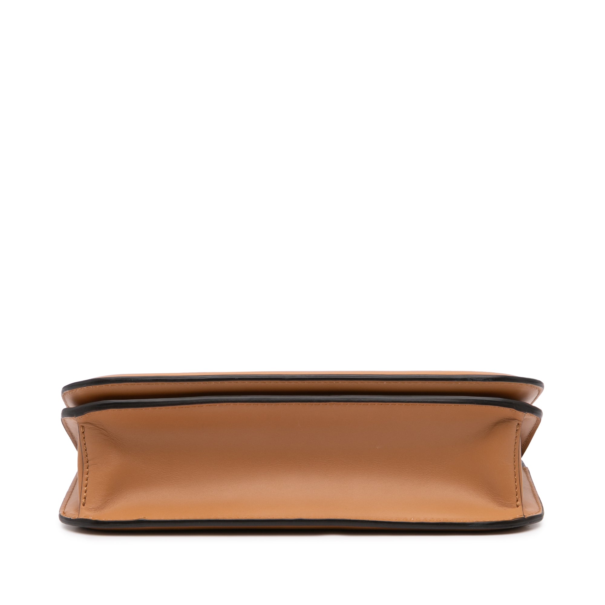 Fendi | Pre-Owned Calfskin Vitello King Nubuck Pequin Karligraphy Pocket Shoulder Bag | Brown