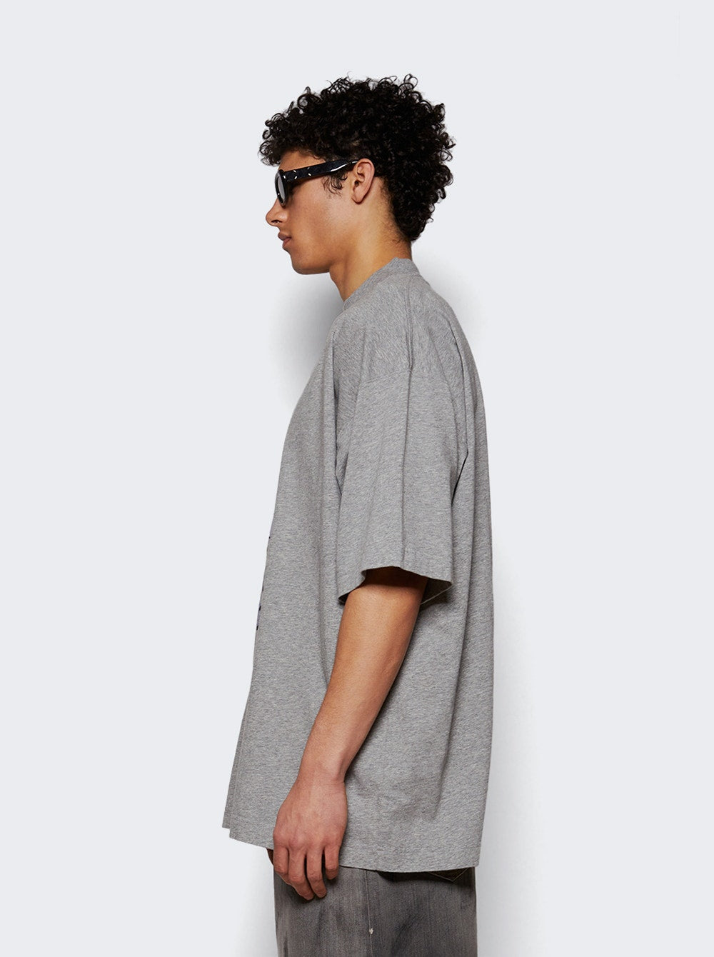 Men | VETEMENTS | I'm A Towel Oversized Tee Melange | Grey