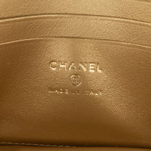 Chanel | Pre-Owned Quilted Calfskin Strass Clutch With Chain Flap | Black