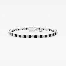 5.50 CT Round Lab-Grown Diamond | Bracelet | 925 Sterling Silver | G Color | SI Clarity