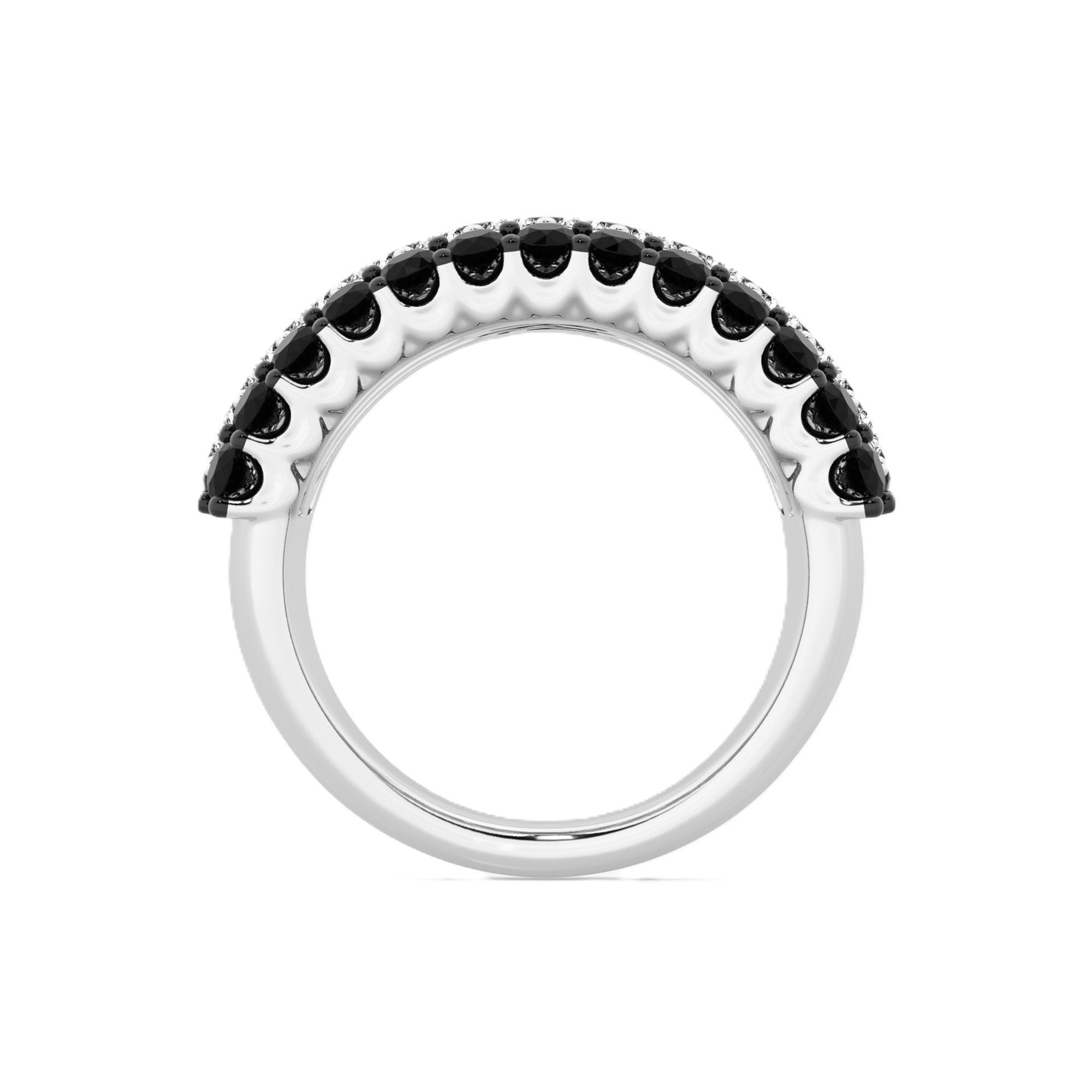 3.00 CT Round Lab-Grown Diamond | Wedding Band Ring | 925 Sterling Silver | G Color | SI Clarity