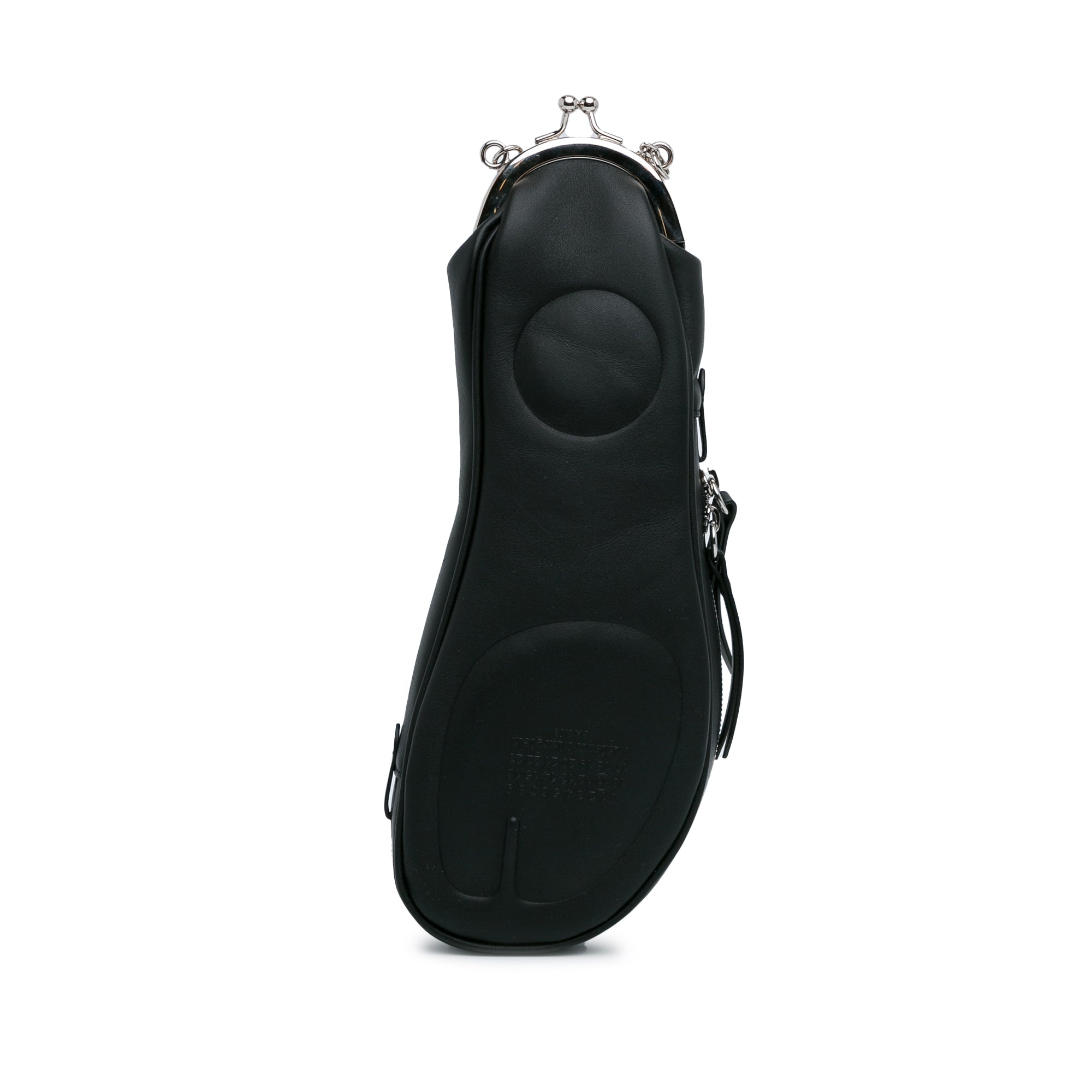 Maison Margiela | Pre-Owned Leather Tabi Crossbody | Black