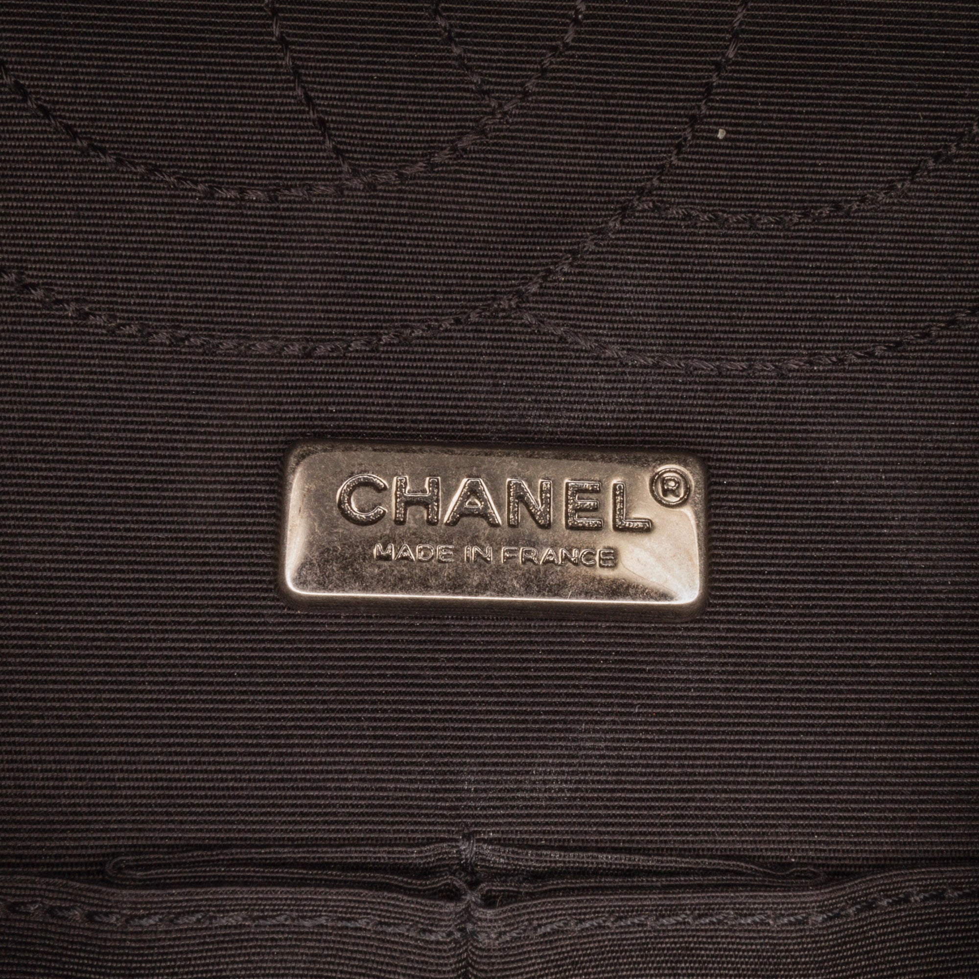 Chanel | Pre-Owned Reissue Wool Shoulder Bag | Black