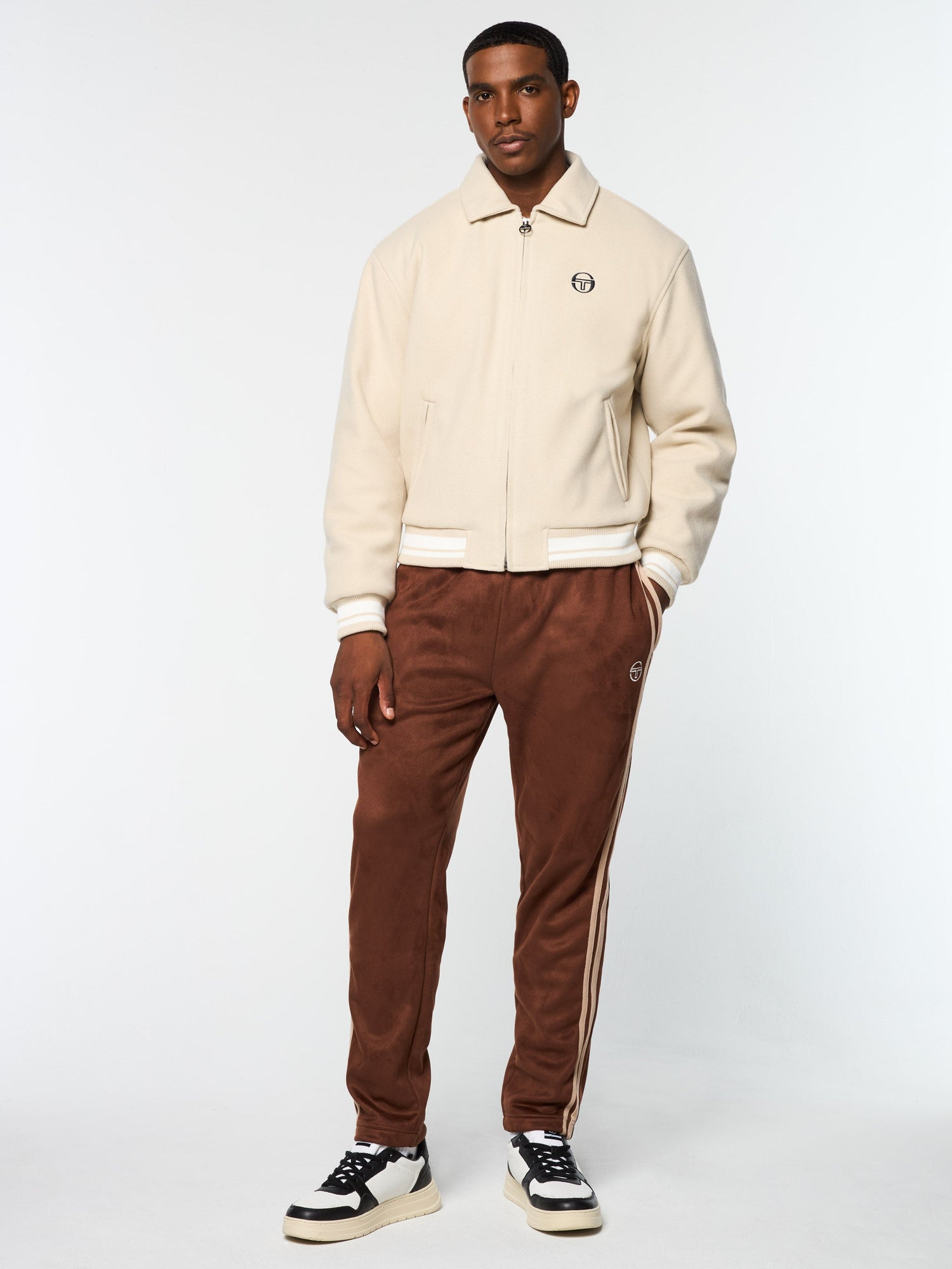 Men | Borotra Varsity Jacket | Pelican