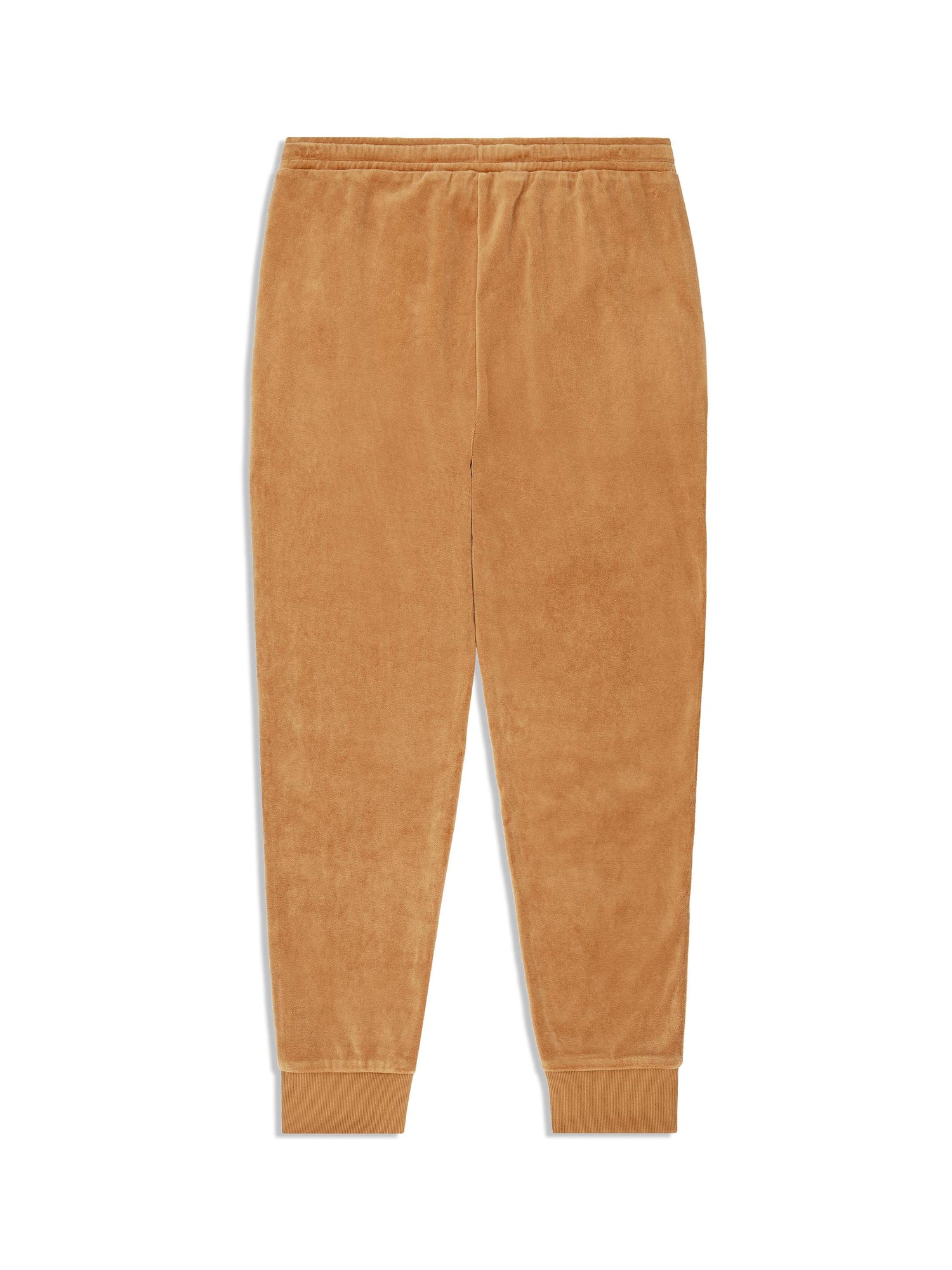 Men | Damarindo Velour Track Pant | Almond x Maritime Blue