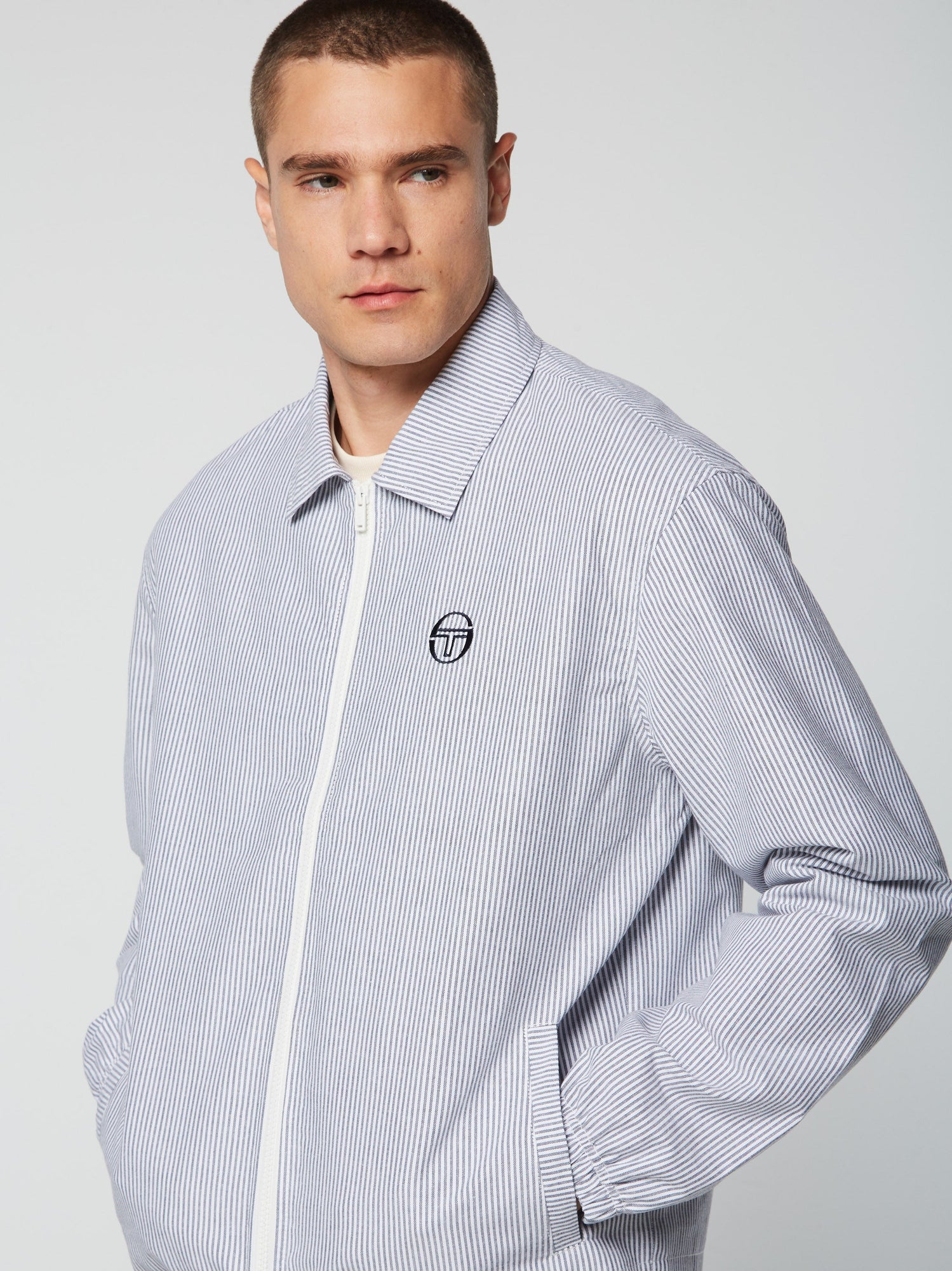 Men | Benvolio Oxford Jacket | Maritime Blue