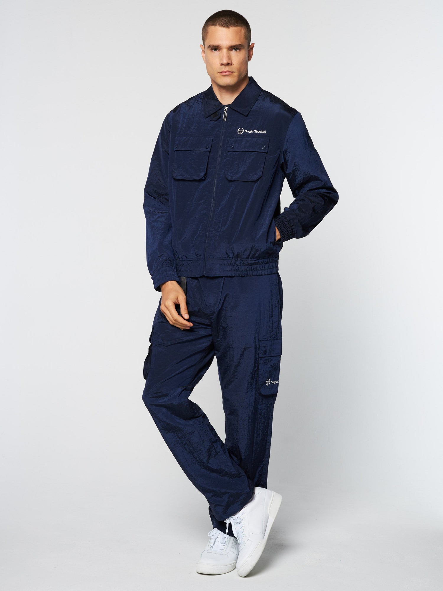 Men | Devonte Track Jacket | Maritime Blue